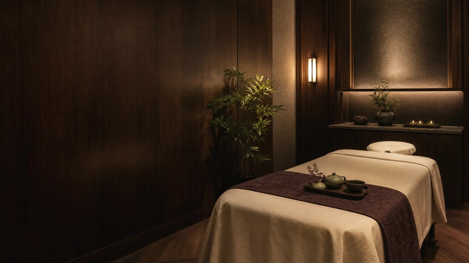 Warm boutique reception of Jui Spa Massage Center